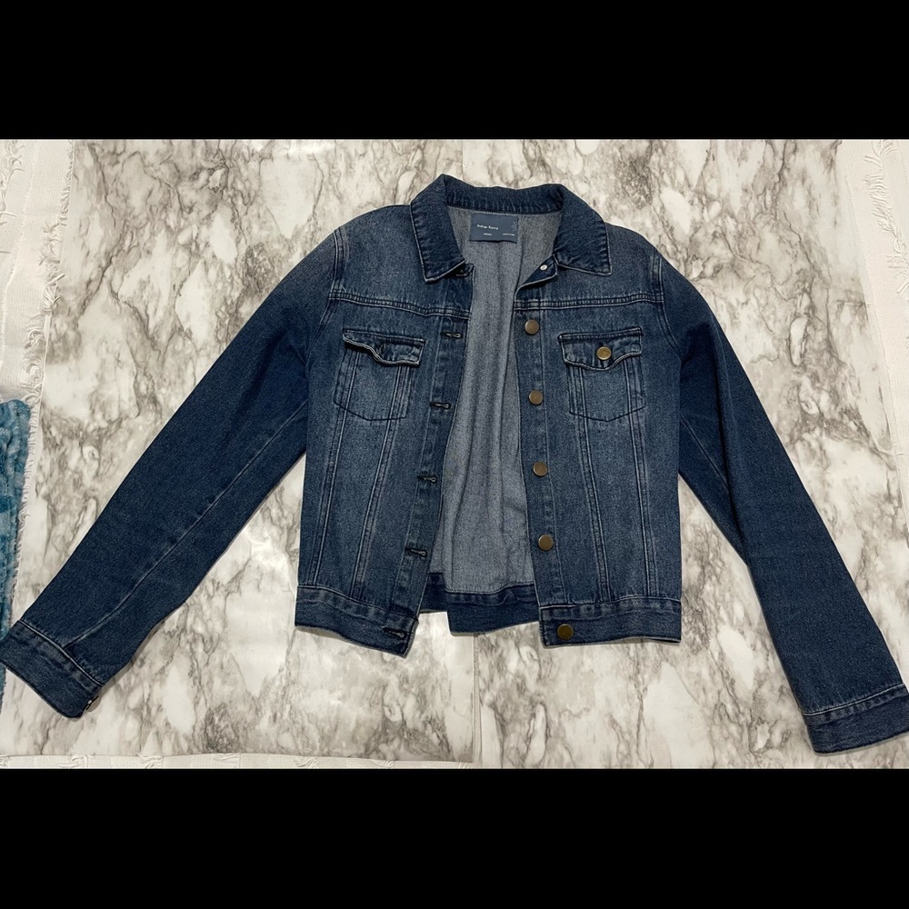 Demin Jacket with Corset back